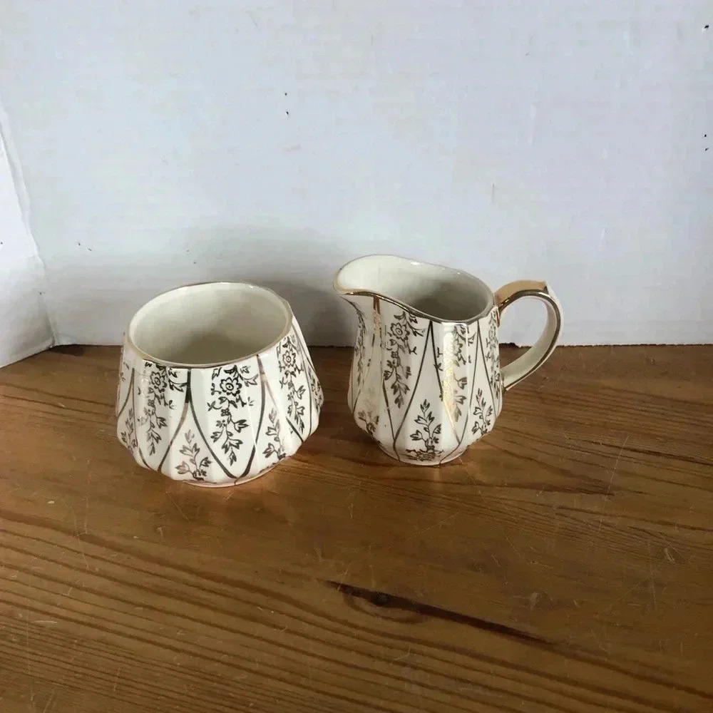 Vtg Sadler England Cream and Sugar - Picture 2 of 7
